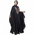 Designer Irani Kaftan with embroidery work- Dark Grey
